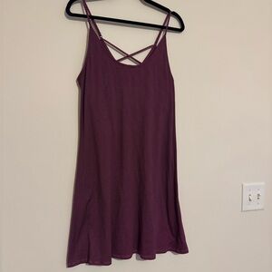 Xhilaration Pink and Black Stripped Dress